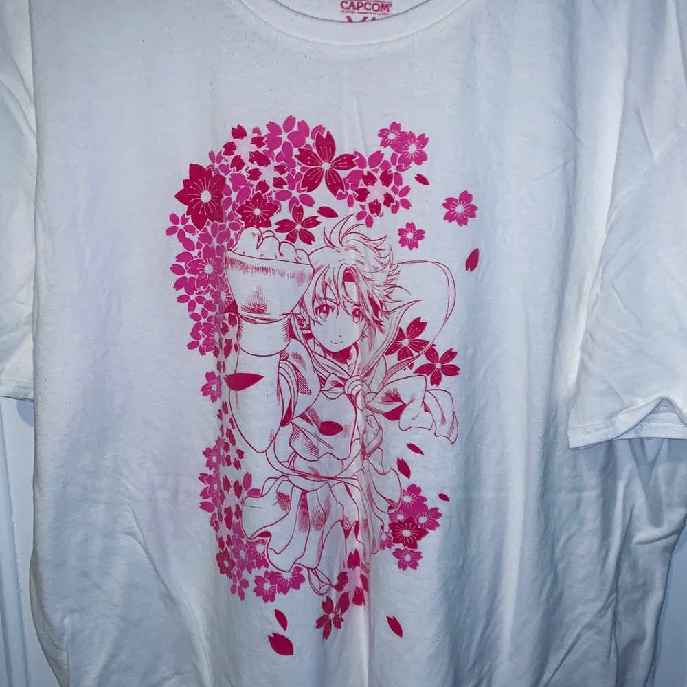 Street fighter Sakura t shirt